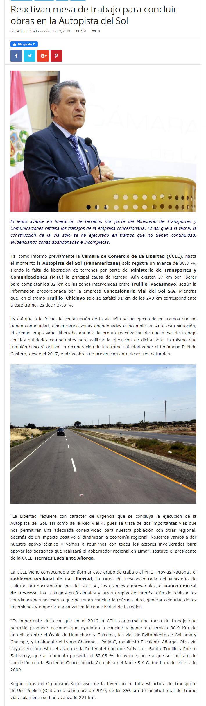 04.11.19.13 NOTICIAS RESPONSABLES Autopista del Sol