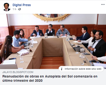 12.11.19.15 DIGITAL PRESS FB reanudarán Trabajos Autopista del Sol