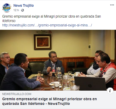 18.11.19.05 NEWS TRUJILLO FB exige al Minagri priorizar San Idelfonso