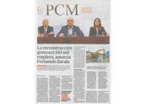 La reconstrucción generará 150 mil empleos, anuncia Fernando Zavala (Fuente: La República)