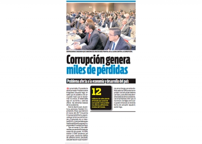 Corrupción genera miles de pérdidas (Fuente: Satélite)
