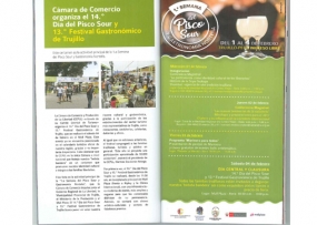 Cámara de Comercio organiza el 14.° Día del Pisco Sour y 13.° Festival Gastronómico de Trujillo (Fuente: Revista Horizonte)