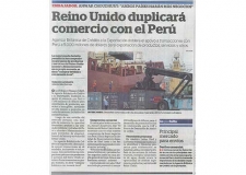 Reino Unido duplicará comercio con el Perú (Fuente: La Industria)