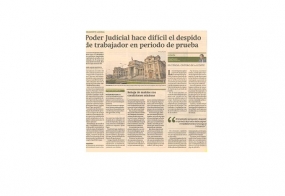 Poder Judicial hace difícil el despido de trabajador en periodo de prueba (Fuente: Gestión)