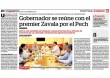 Gobernador se reúne con el premier Zavala por el Pech (Fuente: Correo)