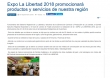Expo La Libertad 2018 promocionará productos y servicios de nuestra región (Fuente: Tu Región Informa)