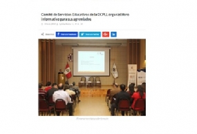 Comité de Servicios Educativos de la CCPLL organizó foro informativo para sus agremiados (Fuente: News Trujillo)
