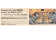 Empresarios y autoridades se unen por Chavimochic (Fuente: Suplemento Cash-La Industria)
