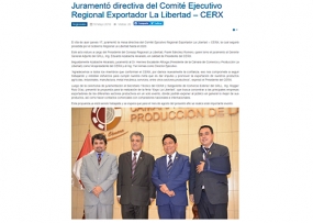 Juramentó directiva del Comité Ejecutivo Regional Exportador La Libertad (Fuente: Tu región informa)