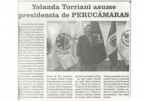 Yolanda Torriani asume presidencia de Perucámaras (Fuente: Panorama Trujillano)