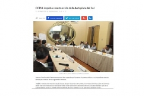 CCPLL impulsa construcción de la Autopista del Sol (Fuente: News Trujillo)