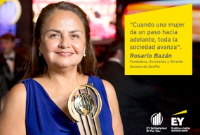 Rosario Bazán será jurado de concurso internacional &quot;Empresario Mundial del Año EY&quot;