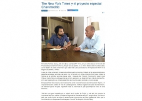 The New York Times y el proyecto especial Chavimochic (Fuente: Región La Libertad)