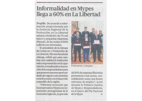 Informalidad en Mypes llega a 60 % en La Libertad (Fuente: La República)