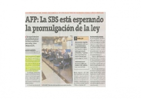 AFP: La SBS está esperando la promulgación de la ley (Fuente: Perú 21)