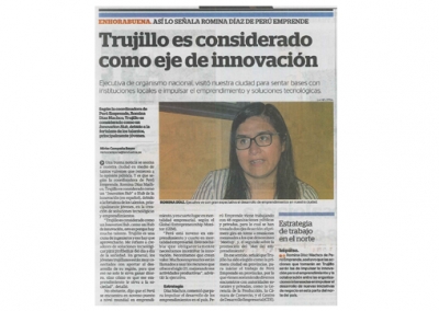 Trujillo es considerado como eje de innovación (Fuente: La Industria)