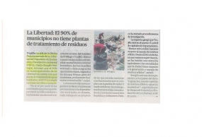 La Libertad: El 90% de municipios no tiene plantas de tratamiento de residuos (Fuente: La República)