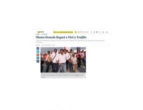 Ollanta Humala llegará a Virú y Trujillo (Fuente: RPP)