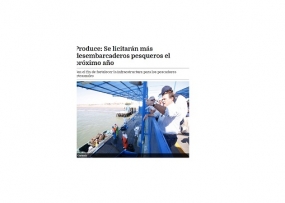 Produce: Se licitarán más desembarcaderos pesqueros el próximo año (Fuente: Andina)