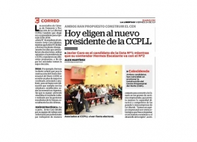 Hoy eligen al nuevo presidente de la CCPLL (Fuente: Correo)