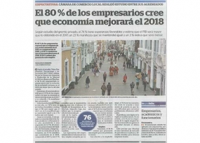 80 % del empresariado liberteño cree que la economía mejorará el 2018 (Fuente: La Industria)