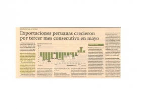 Exportaciones peruanas crecieron por tercer mes consecutivo en mayo (Fuente: Gestión)
