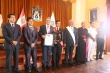 Hermes Escalante fue condecorado por su contribución al ámbito empresarial de Trujillo