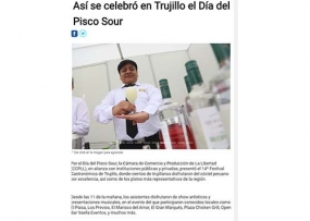 Así se celebró en Trujillo el Día del Pisco Sour (Fuente: Web La Industria)