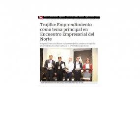 Trujillo: Emprendimiento como tema principal en Encuentro Empresarial del Norte (Fuente: Correo)