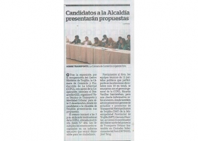 Candidatos a la Alcaldía presentaran propuestas (Fuente: La Industria)