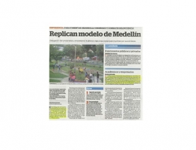 Replican modelo de Medellín (Fuente: La Industria)