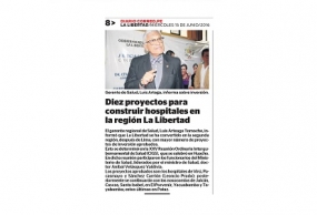 Diez proyectos para construir hospitales en la región La Libertad (Fuente: Correo)