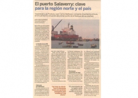 El puerto Salaverry: clave para la región norte y el país (Fuente: Suplemento Cash - La Industria)