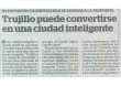 Trujillo puede convertirse en una ciudad inteligente (Fuente: La Industria)