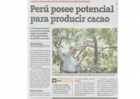 Perú posee potencial para producir cacao (Fuente: Perú 21)