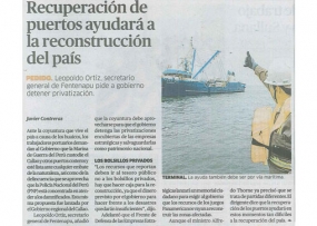 Recuperación de puertos ayudará a la reconstrucción del país (Fuente: La Industria)