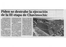 Piden se destrabe la ejecución de la III etapa de Chavimochic (Fuente: Panorama Trujillano)