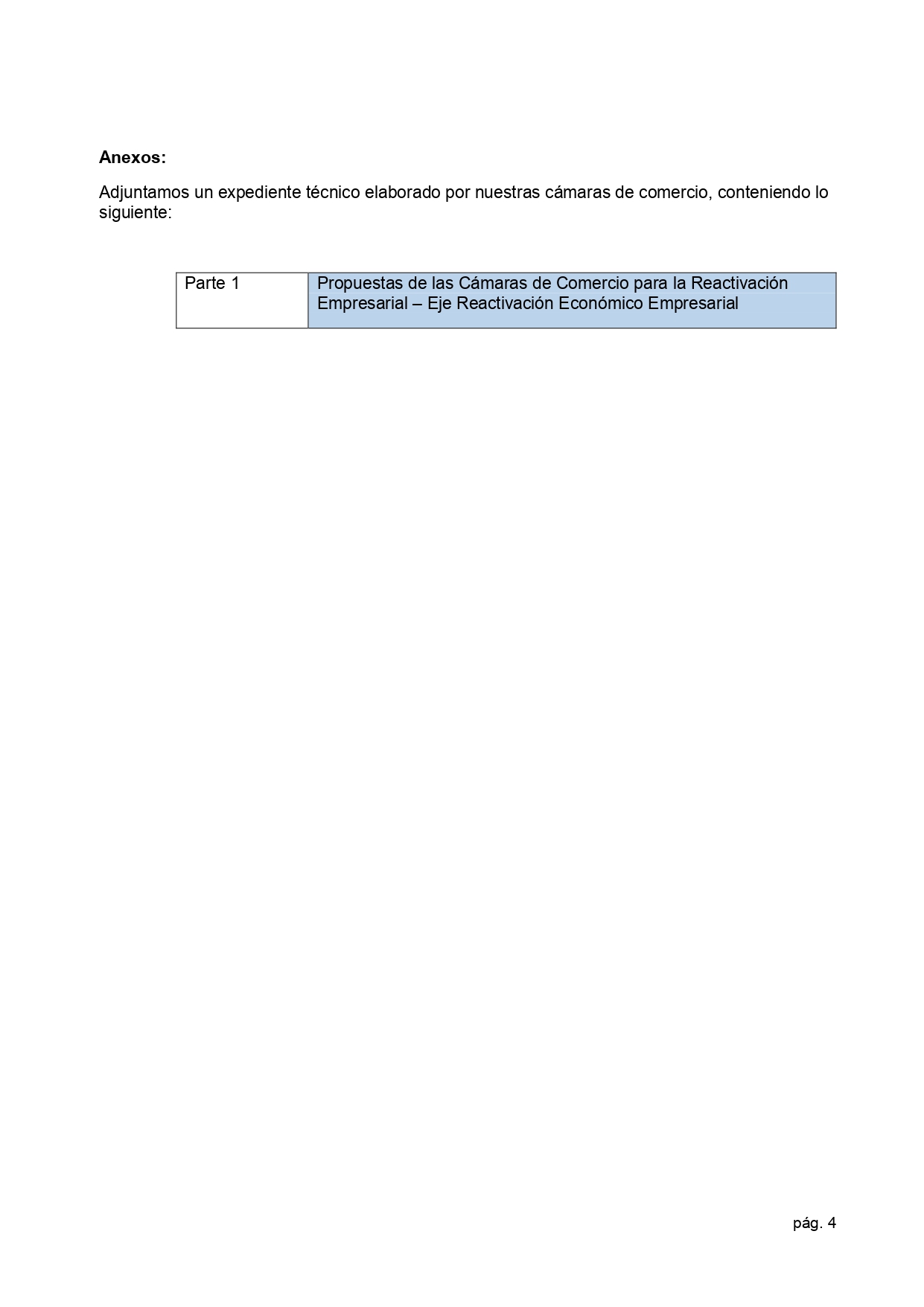 01.06.2020 Carta propuestas de cámaras para la reactivación económica  Presidencia page 0004