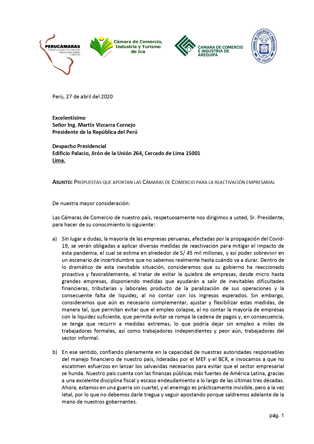 27.04.20 Carta propuestas de cámaras Presidencia page 0001