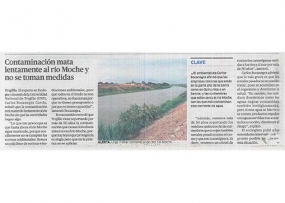 Contaminación mata lentamente al río Moche y no se toman medidas (Fuente: La República)