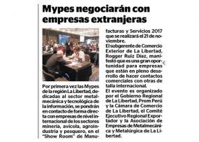 Mypes negociarán con empresas extranjeras (Fuente: Correo)