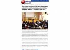 Organizan Seminario: &quot;Marco normativo ambiental sectorial para la industria&quot; (Fuente: Trujillo Prensa)