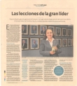 Entrevista de El Comercio a la presidenta de la CCPLL, Rosario Bazán: &quot;Las lecciones de la gran líder&quot;