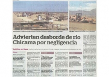 Advierten desborde de río Chicama por negligencia (Fuente: La Industria)