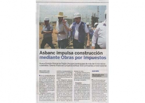 Asbanc impulsa construcción mediante Obras por Impuestos (Fuente: La Industria)