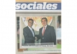 Hermes Escalante junto al embajador de Paraguay (Fuente: La Industria)