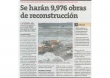 Se harán 9,976 obras de reconstrucción (Fuente: Perú 21)